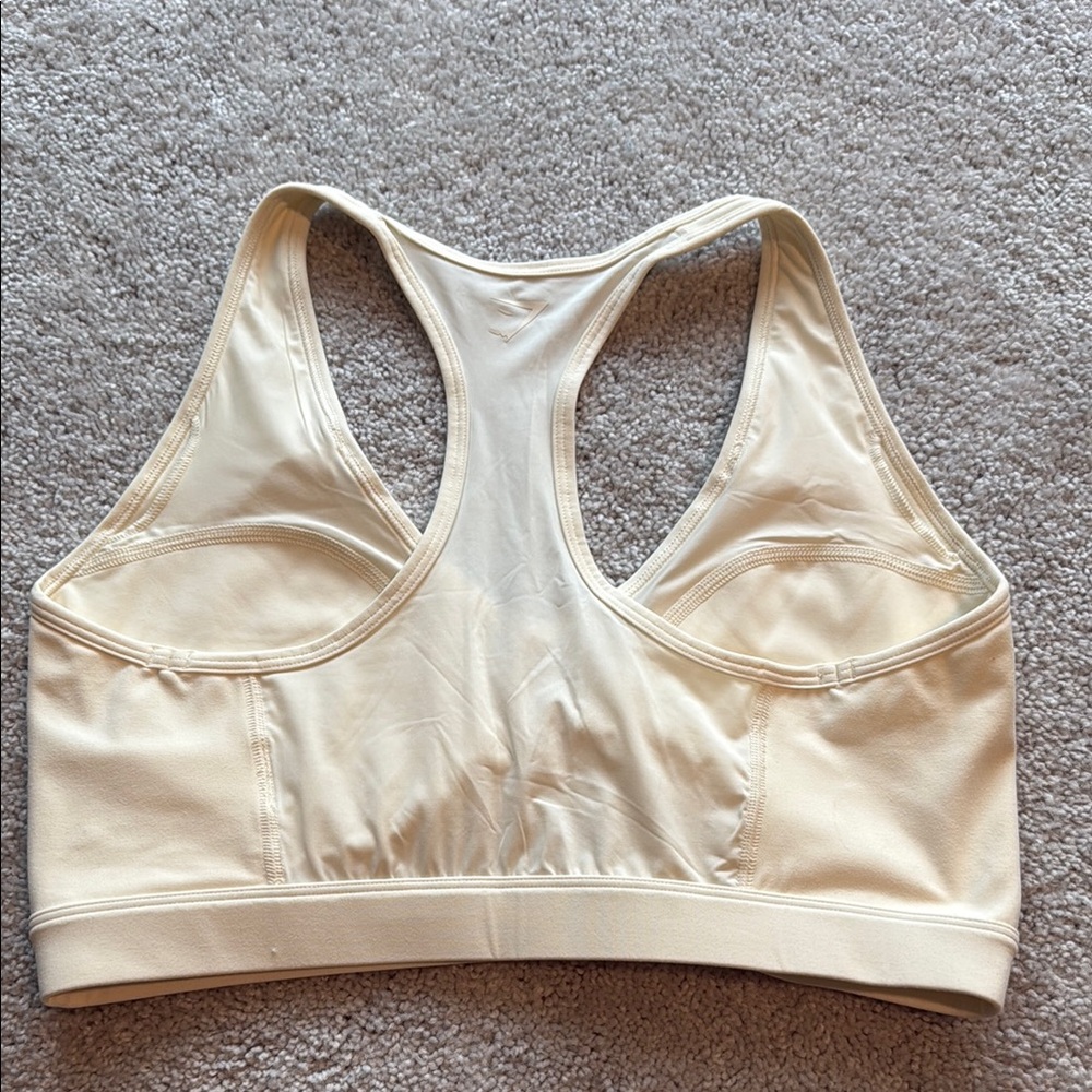 Gymshark x Whitney Simmons V3 Collection Unbleached Mesh Sports Bra - Picture 3 of 4